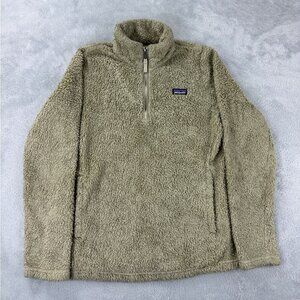 Patagonia Los Gatos High-Pile Fleece Tan Jacket Youth Size XL